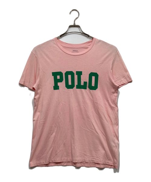 POLO RALPH LAUREN（ポロ・ラルフローレン）POLO RALPH LAUREN (ポロ・ラルフローレン) プリントTシャツ ピンク サイズ:Sの古着・服飾アイテム