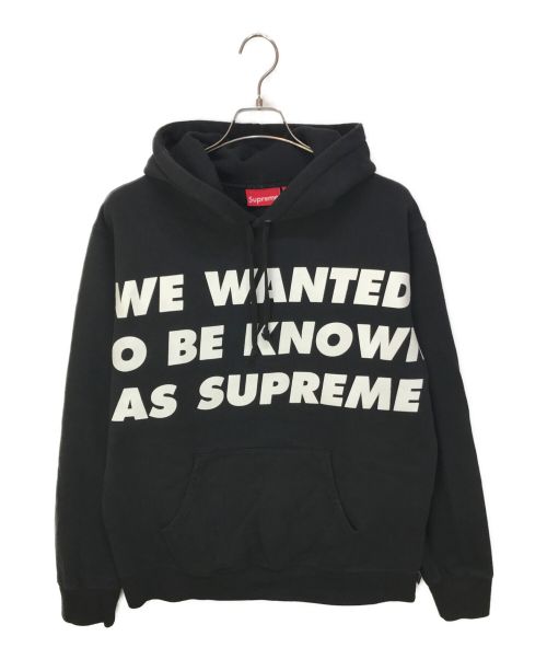 SUPREME（シュプリーム）SUPREME (シュプリーム) Known As Hooded Sweatshirt ブラック サイズ:Lの古着・服飾アイテム