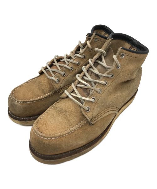 RED WING（レッドウィング）RED WING (レッドウィング) アイリッシュセッター/モックトゥブーツ ベージュ サイズ:8の古着・服飾アイテム