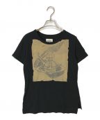 Vivienne Westwood ANGLOMANIAヴィヴィアンウエストウッド アングロマニア）の古着「プリントTシャツ」｜ブラック