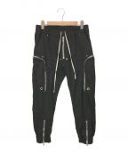 RICK OWENSリックオウエンス）の古着「Bauhaus Cargo Pants」｜ブラック