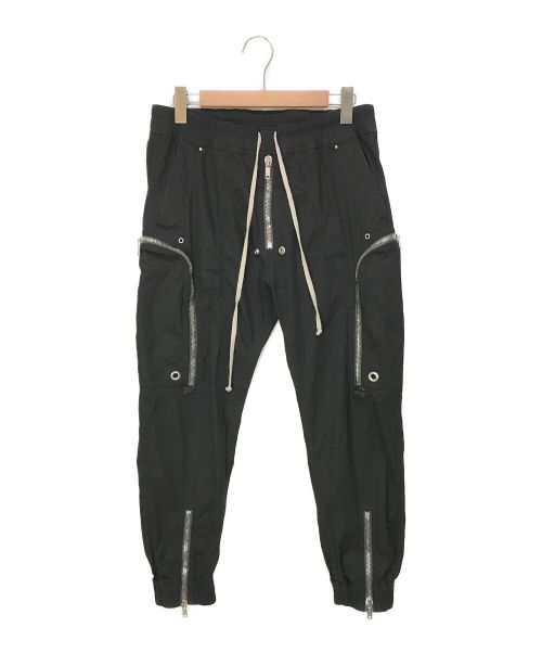 RICK OWENS（リックオウエンス）RICK OWENS (リック オウエンス) Bauhaus Cargo Pants ブラック サイズ:IT52の古着・服飾アイテム