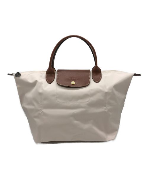 LONGCHAMP（ロンシャン）LONGCHAMP (ロンシャン) ル プリアージュ トップハンドルバッグ ベージュ サイズ:-の古着・服飾アイテム