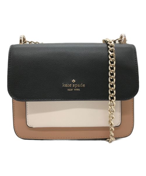 Kate Spade（ケイトスペード）Kate Spade (ケイトスペード) ショルダーバッグ ブラック×ブラウン サイズ:-の古着・服飾アイテム