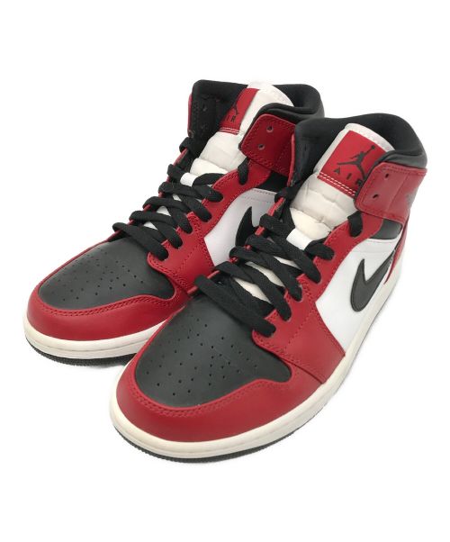 NIKE（ナイキ）NIKE (ナイキ) AIR JORDAN 1 MID CHICAGO BLACK TOE ブラック×レッド サイズ:260の古着・服飾アイテム