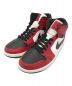 NIKE（ナイキ）の古着「AIR JORDAN 1 MID CHICAGO BLACK TOE」｜ブラック×レッド