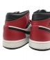 中古・古着 NIKE (ナイキ) AIR JORDAN 1 MID CHICAGO BLACK TOE ブラック×レッド サイズ:260：17800円