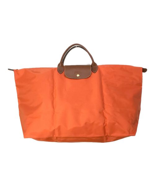 LONGCHAMP（ロンシャン）LONGCHAMP (ロンシャン) ナイロンボストンバック オレンジ サイズ:-の古着・服飾アイテム