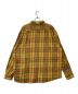 SUPREME (シュプリーム) Pullover Plaid Flannel Shirt Gold サイズ:XL：11000円