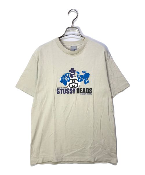 stussy（ステューシー）stussy (ステューシー) プリントTシャツ ベージュ サイズ:Mの古着・服飾アイテム