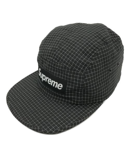 SUPREME（シュプリーム）SUPREME (シュプリーム) Contrast Ripstop Camp Cap ブラック サイズ:-の古着・服飾アイテム