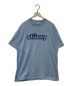 stussy（ステューシー）の古着「ロゴカットソー」｜ブルー