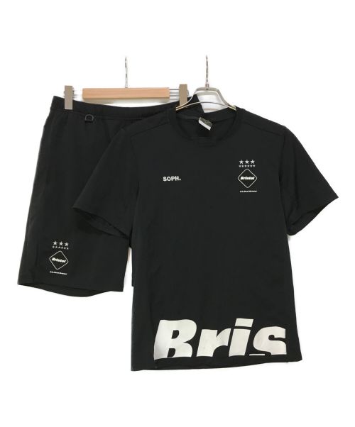 F.C.R.B.（エフシーアールビー）F.C.R.B. (エフシーアールビー) TRAINING TOP & SHORTS ブラック サイズ:Lの古着・服飾アイテム