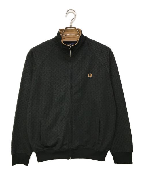 FRED PERRY（フレッドペリー）FRED PERRY (フレッドペリー) ロゴトラックジャケット ブラック サイズ:Mの古着・服飾アイテム