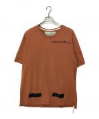 OFFWHITE×Championオフホワイト×チャンピオン）の古着「プリントTシャツ」｜ブラウン