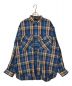 DAIWA PIER39（ダイワ ピア39）の古着「TECH ELBOW PATCH WORK SHIRTS FLANNEL PLAIDS」｜ブルーチェック