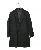 SHIPSシップス）の古着「Super140s Melton Chestercoat」｜ブラック