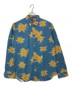 SUPREMEシュプリーム）の古着「15SS SUNFLOWER SHIRT」｜ブルー