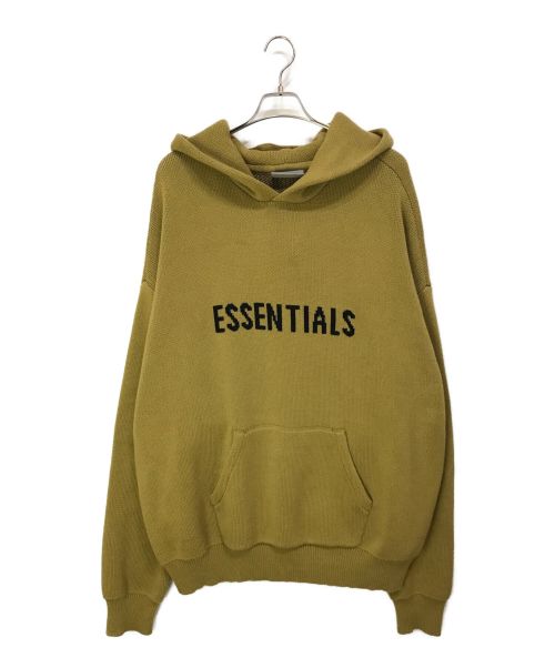 FOG ESSENTIALS（フィアオブゴッド エッセンシャル）FOG ESSENTIALS (フィアオブゴッド エッセンシャル) ニットロゴパーカー オリーブ サイズ:XXLの古着・服飾アイテム