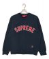 SUPREME（シュプリーム）の古着「kanji logo crewneck」｜ネイビー