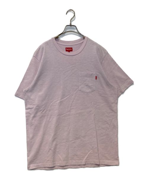 SUPREME（シュプリーム）Supreme (シュプリーム) ポケットTシャツ ピンク サイズ:XLの古着・服飾アイテム