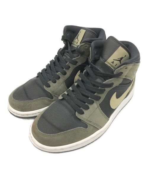 NIKE（ナイキ）NIKE (ナイキ) AIR JORDAN1 MID オリーブ サイズ:240の古着・服飾アイテム