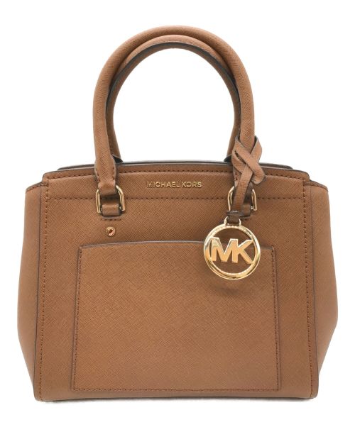 MICHAEL KORS（マイケルコース）MICHAEL KORS (マイケルコース) 2WAYバッグ ブラウン サイズ:-の古着・服飾アイテム