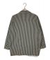 SHAREEF (シャリーフ) STRIPE PAJAMA SHIRTS ホワイト×ブラック サイズ:2：6000円