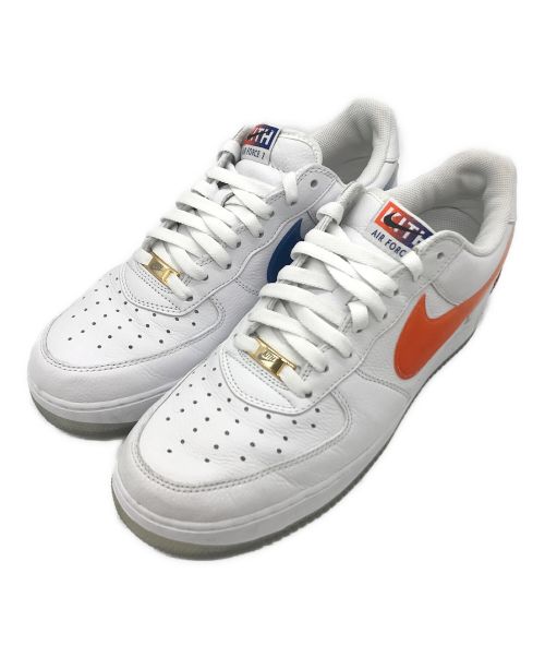 NIKE（ナイキ）NIKE (ナイキ) KITH (キス) AIR FORCE 1 LOW ホワイト×オレンジ サイズ:290の古着・服飾アイテム