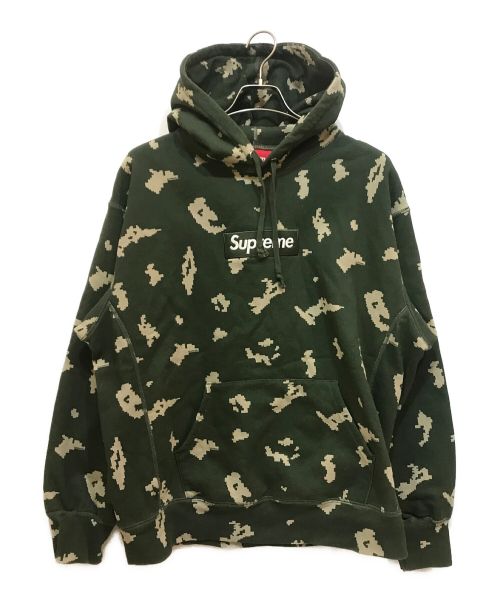 SUPREME（シュプリーム）SUPREME (シュプリーム) Box Logo Hooded Sweatshirt Olive Russian Camo サイズ:Lの古着・服飾アイテム