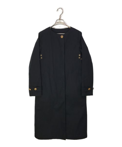 MACKINTOSH（マッキントッシュ）MACKINTOSH (マッキントッシュ) ノーカラーコート ネイビー サイズ:6の古着・服飾アイテム