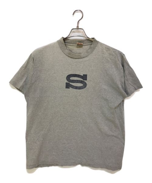 stussy（ステューシー）stussy (ステューシー) プリントTシャツ グレー サイズ:Lの古着・服飾アイテム