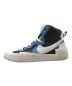 NIKE (ナイキ) sacai (サカイ) BLAZER MID/SACAI ブラック×ブルー サイズ:28.5：12000円