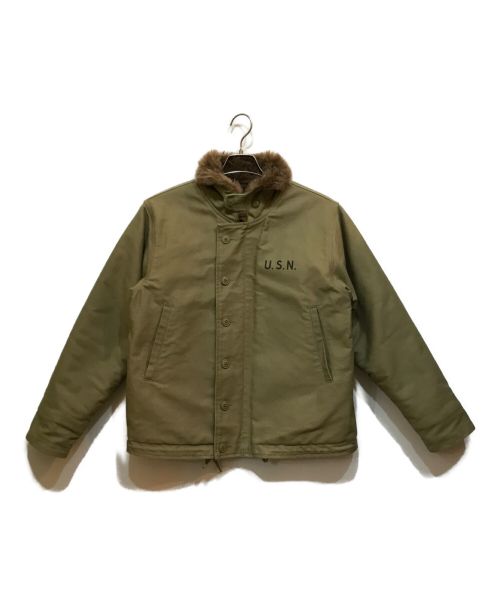 waiper（ワイパー）waiper (ワイパー) N-1 デッキジャケット カーキ サイズ:36の古着・服飾アイテム