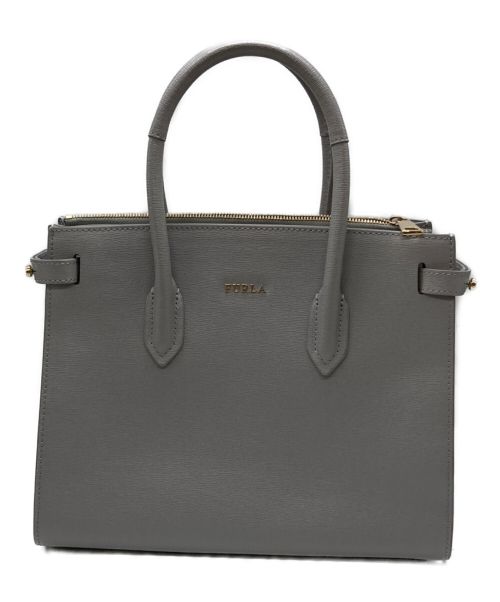 FURLA（フルラ）FURLA (フルラ) トートバッグ グレーの古着・服飾アイテム