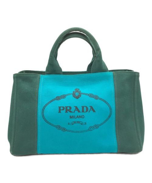 PRADA（プラダ）PRADA (プラダ) トートバッグ グリーン サイズ:-の古着・服飾アイテム