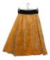 Mame Kurogouchi (マメクロゴウチ) Lace Pleated Skirt スカート ブラック×オレンジ サイズ:2：14000円