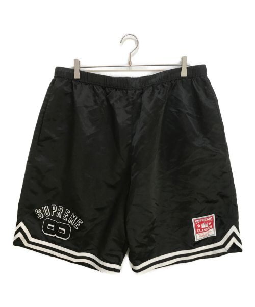 SUPREME（シュプリーム）SUPREME (シュプリーム) Mitchell & Ness Satin ハーフパンツ ブラック サイズ:XLの古着・服飾アイテム