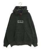 SUPREMEシュプリーム）の古着「Inside Out Box Logo Hooded Sweatshirt」｜ブラック