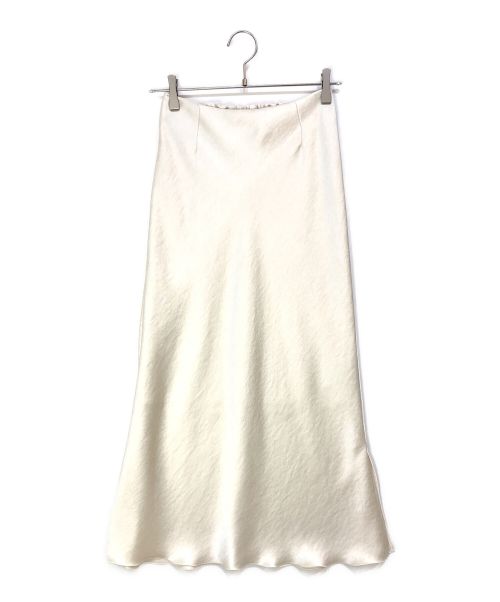 IENA（イエナ）IENA (イエナ) ダブルサテンスカート ホワイト サイズ:34の古着・服飾アイテム