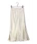 IENA (イエナ) ダブルサテンスカート ホワイト サイズ:34：6800円