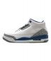 NIKE (ナイキ) AIR JORDAN 3 RETRO ホワイト×ブルー サイズ:275：13800円