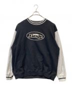 X-LARGEエクストララージ）の古着「RETRO CREWNECK SWEAT/レトロクルーネックスウェット」｜ブラック