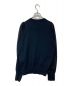 HYKE (ハイク) CREW NECK SWEATER WITH SHEER SLEEVES/シアースリーブクルーネックセーター ネイビー サイズ:1：13000円