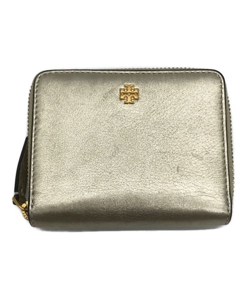 TORY BURCH（トリーバーチ）TORY BURCH (トリーバーチ) 2つ折り財布 シャンパンゴールド サイズ:-の古着・服飾アイテム