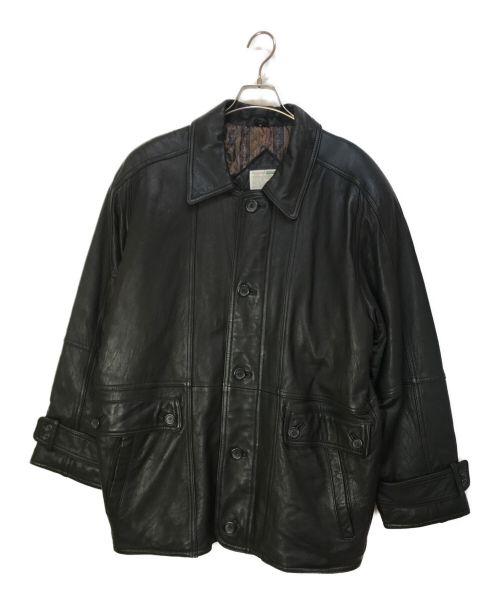 Hampstead（ハムステッド）Hampstead (ハムステッド) レザーコート ブラック サイズ:Mの古着・服飾アイテム