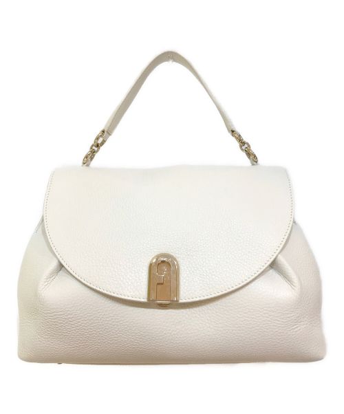 FURLA（フルラ）FURLA (フルラ) スリーク M トップ ショルダーバッグ ホワイト サイズ:-の古着・服飾アイテム