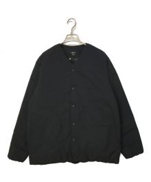 NANGA×URBAN RESEARCH（ナンガ×アーバンリサーチ）の古着「NoCollar Down Blouson」｜ブラック