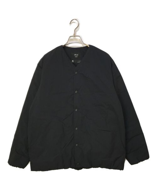 NANGA（ナンガ）NANGA (ナンガ) URBAN RESEARCH (アーバンリサーチ) NoCollar Down Blouson ブラック サイズ:Mの古着・服飾アイテム