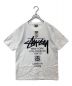 stussy（ステューシー）の古着「ワールドツアーTシャツ」｜ホワイト